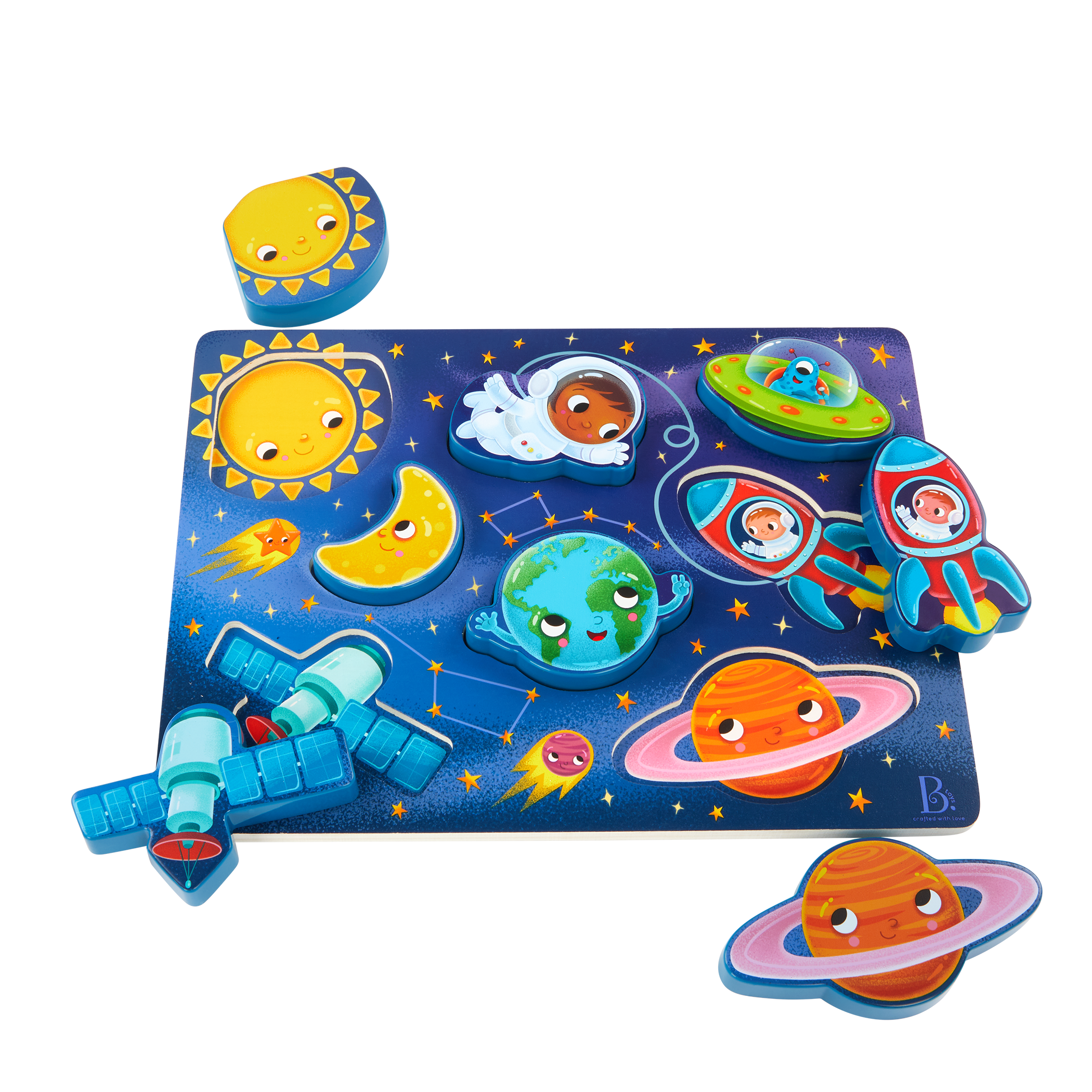 u*4様 SLACK/MY SPACE,WHA LA BOUT2枚セット Peek & Explore - Outer Space | Chunky Puzzle | B. toys – B. toys