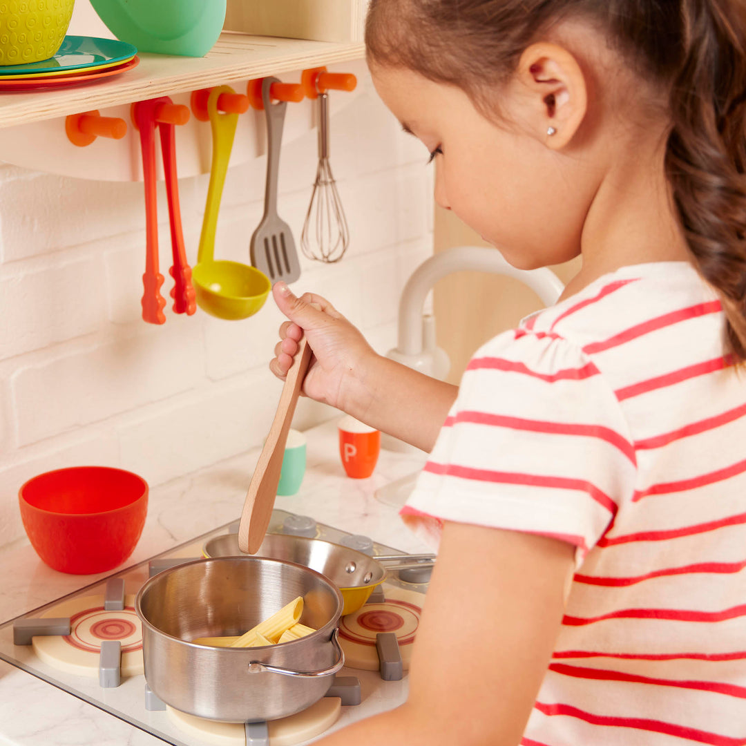 Mini Chef - Pot & Pan Playset | Play Kitchen Accessories | B. toys