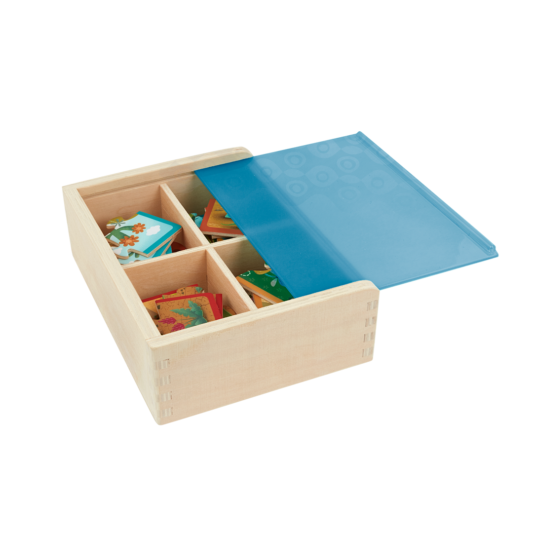 Pack o' Puzzles - Dinosaurs | Wooden Puzzle Set | B. toys – B