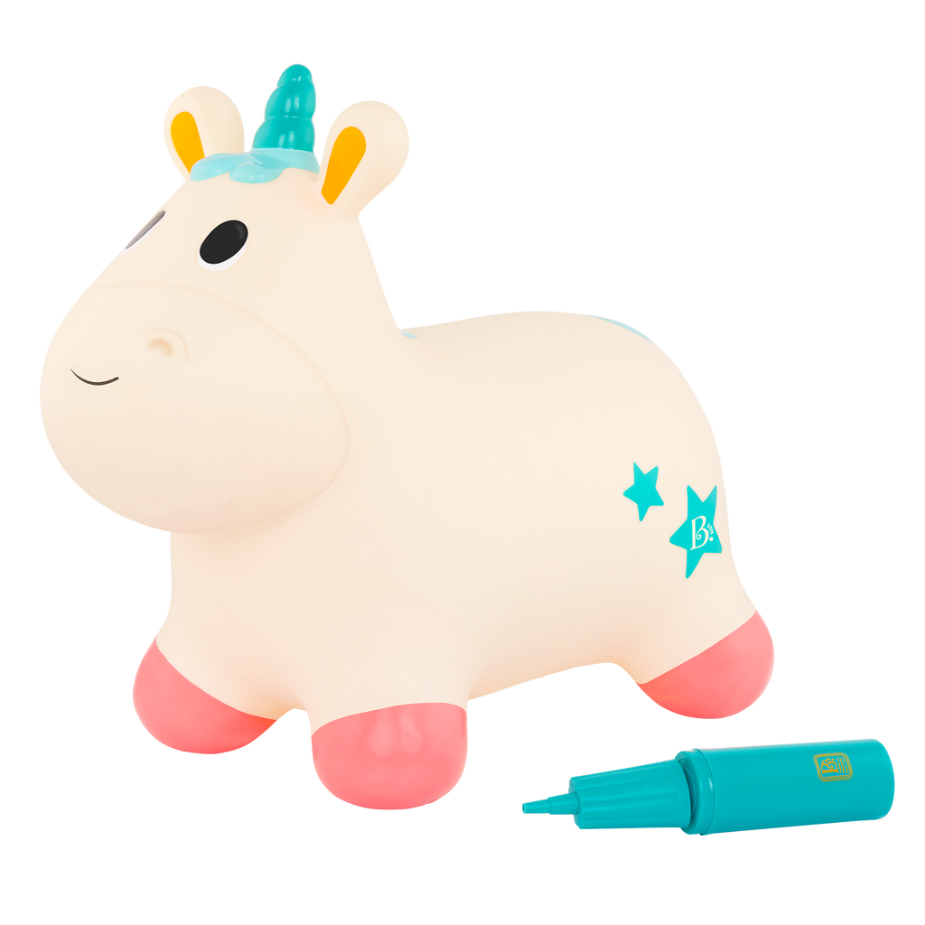 Bouncy Boing Pixie Inflatable Unicorn Bouncer B. play B