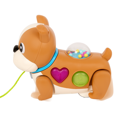 Pull toy dog with lights and sounds learning walking