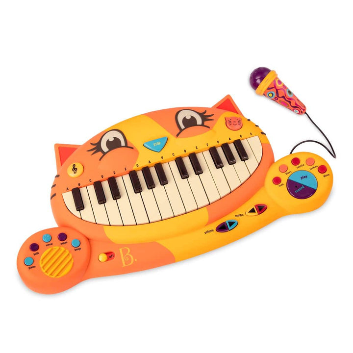 Meowsic | Interactive Cat Piano & Microphone | B. toys – B. toys