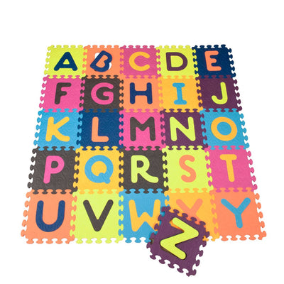 26 alphabet floor tiles