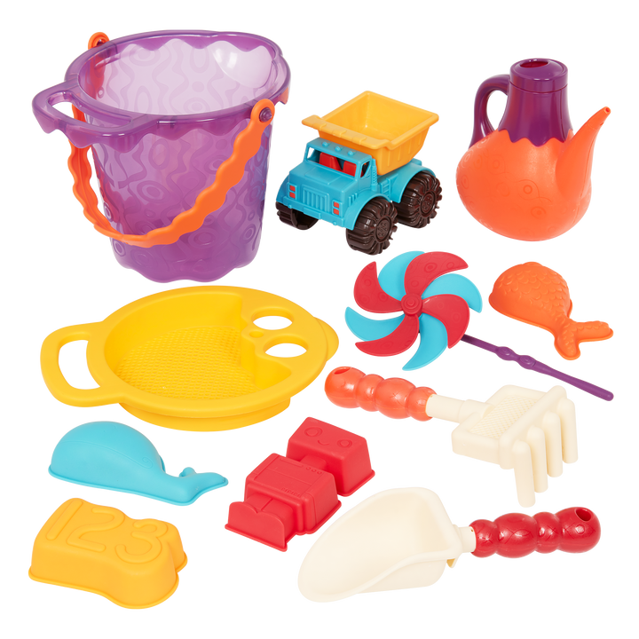 B. Ready Beach Bag - Purple | Beach Playset | B. toys – B. toys Canada