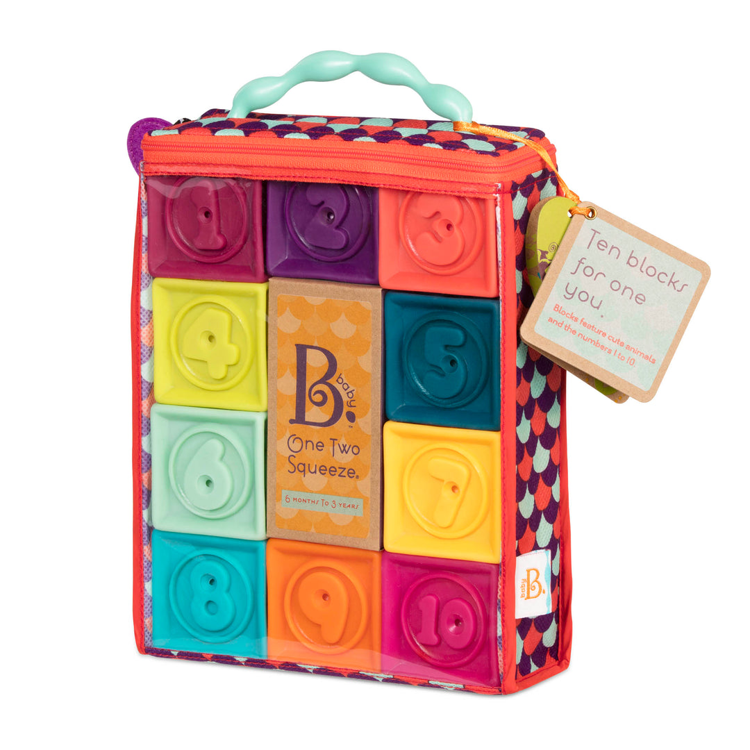 One Two Squeeze | Baby Blocks | B. baby – B. toys Canada