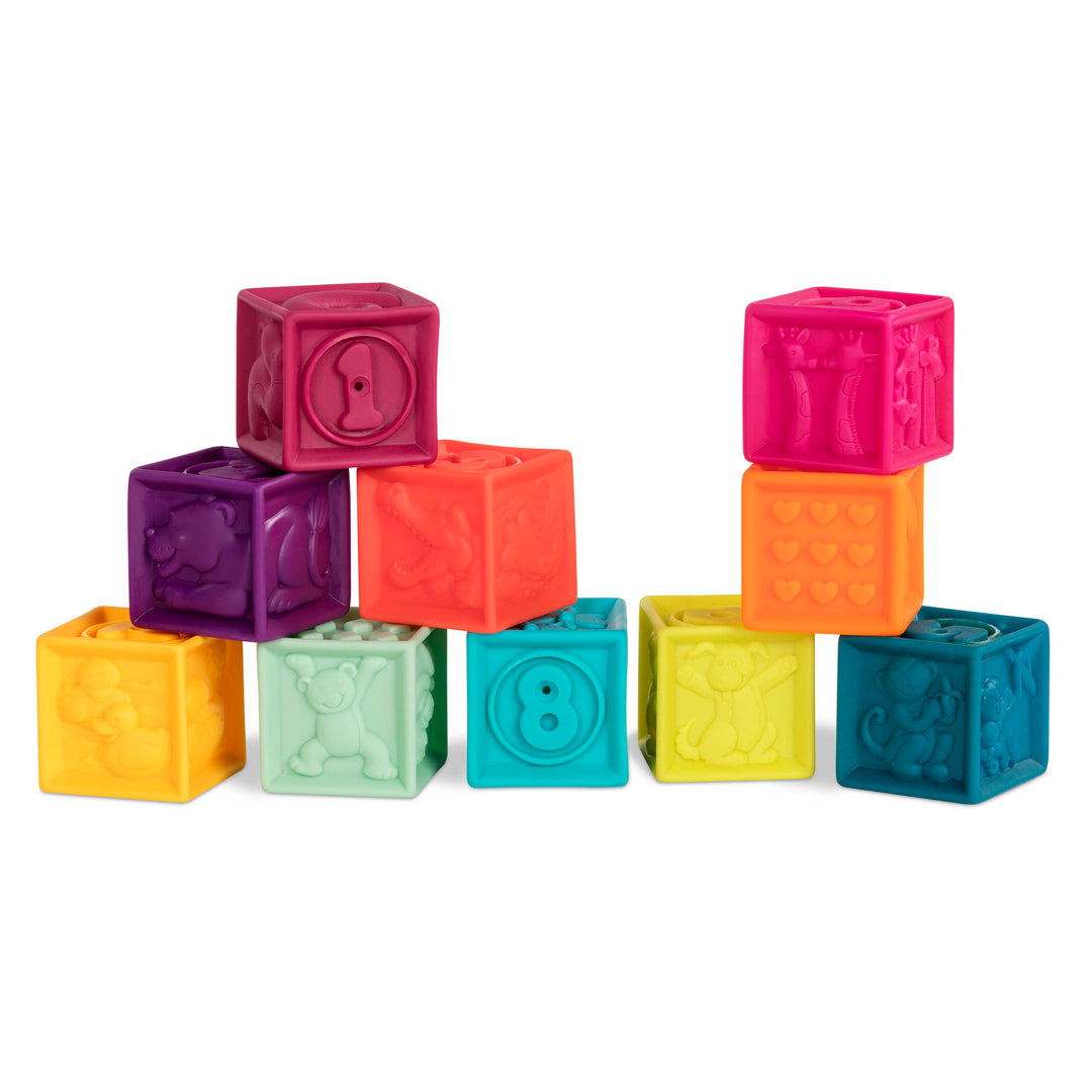 One Two Squeeze | Baby Blocks | B. baby – B. toys Canada