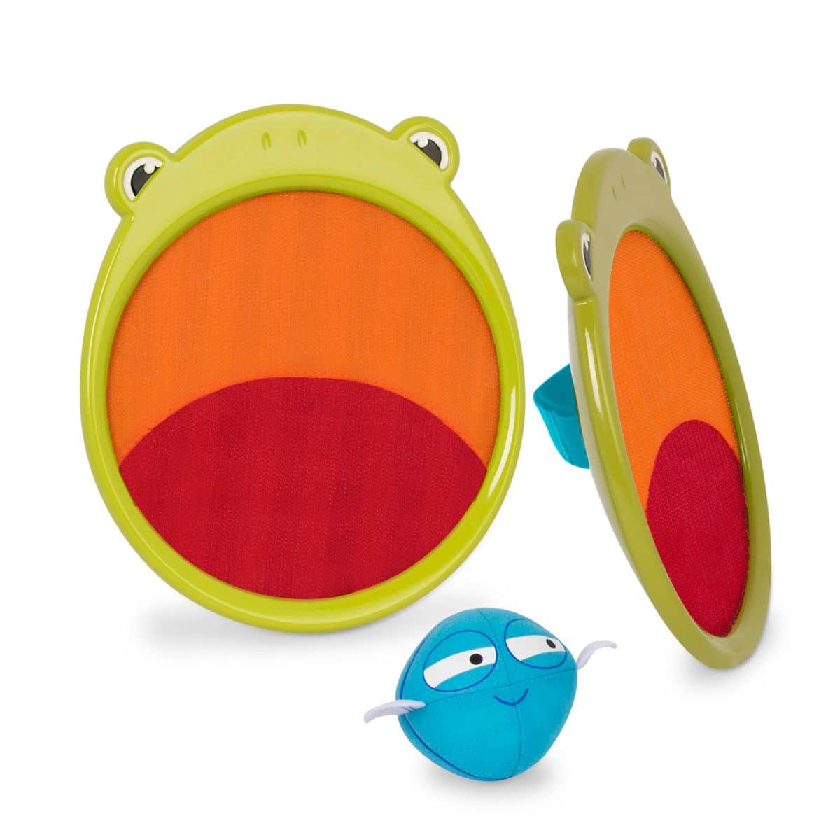 Frog design catch & toss game.
