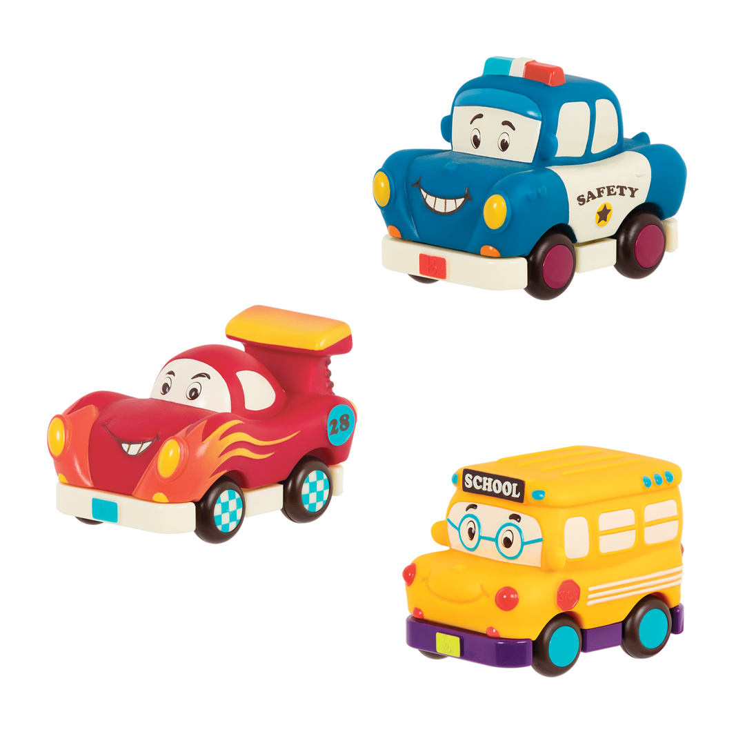 B. Toys BX1528 – Set De 3 Véhicules De Sable : Camion Benne, Pelleteuse Et Bateau – Jouets De Plage Et De Neige Multicolores