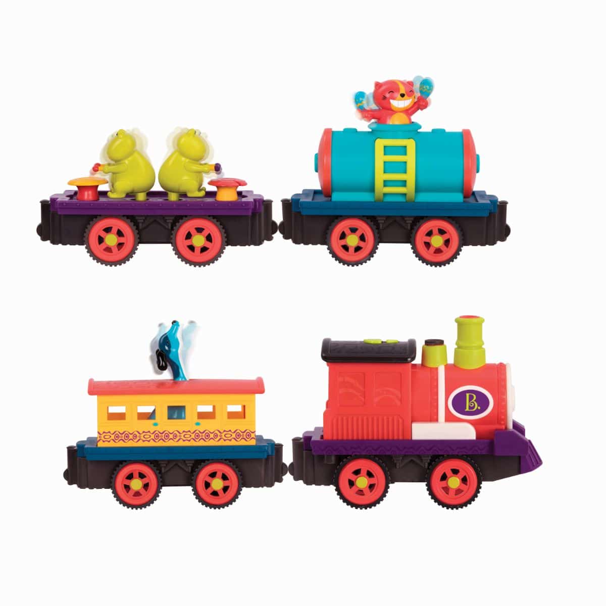Toy train set.