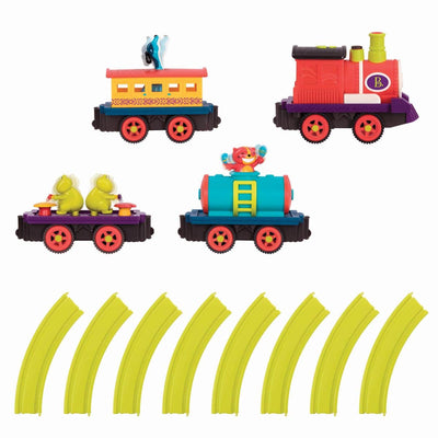 Toy train set.