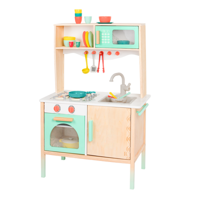 Wooden play kitchen