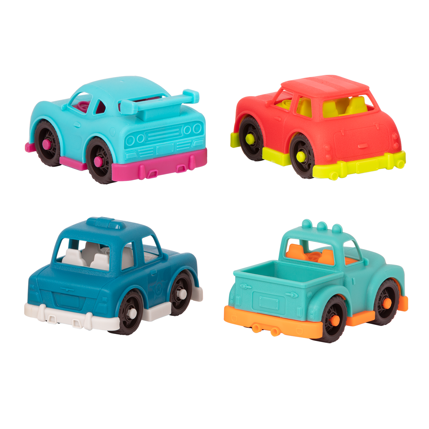 Mini toy cars.