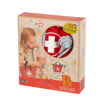 Toy doctor kit.