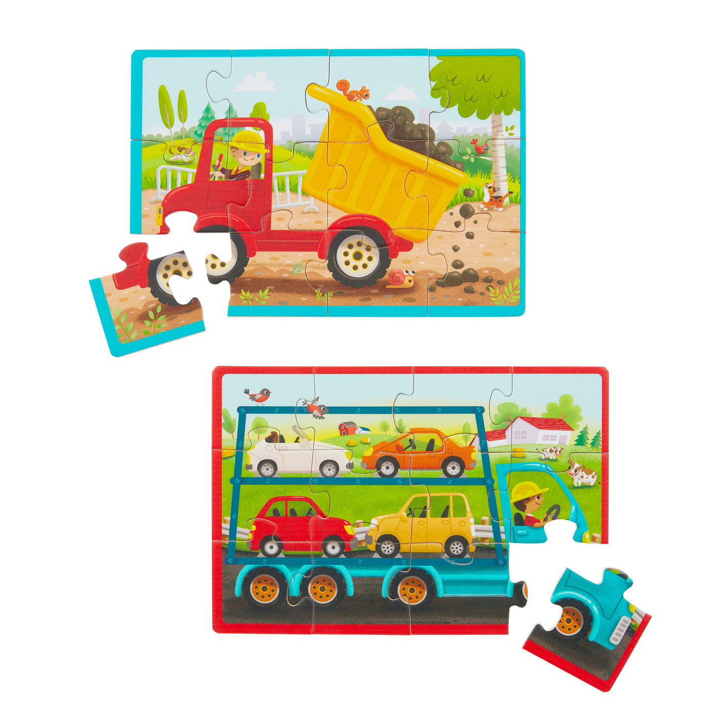 Pack o' Puzzles - Trucks